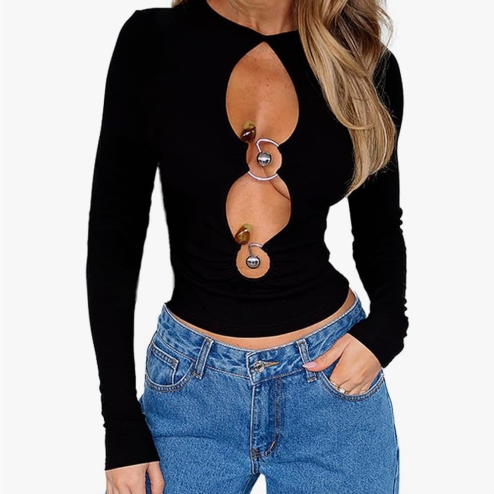 Stylish Black Women's Top